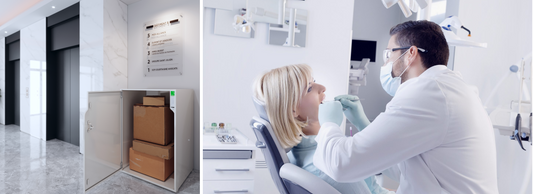 Optimisation de la Réception des Consommables et Livraisons de Prothèses pour un Cabinet Dentaire grâce aux Boîtes à Colis Connectées Boks