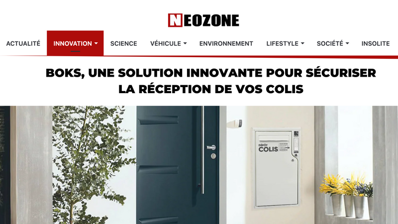 Neozone : Boks, la solution sécuritaire pour la réception de colis !