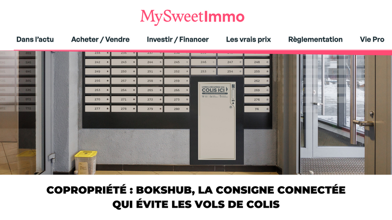 MySweetImmo présente notre consigne connectée dédiée à l'habitat collectif