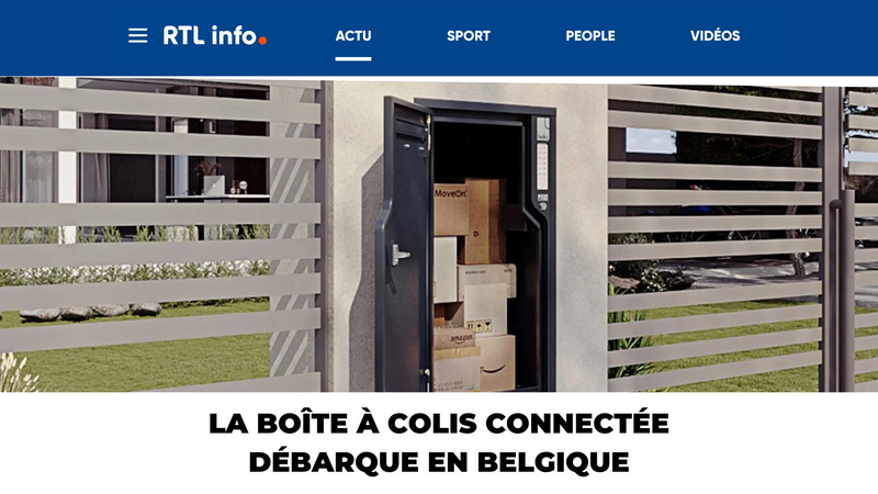 RTL Info : L'expert tech Mathieu teste la boîte à colis connectée Boks !