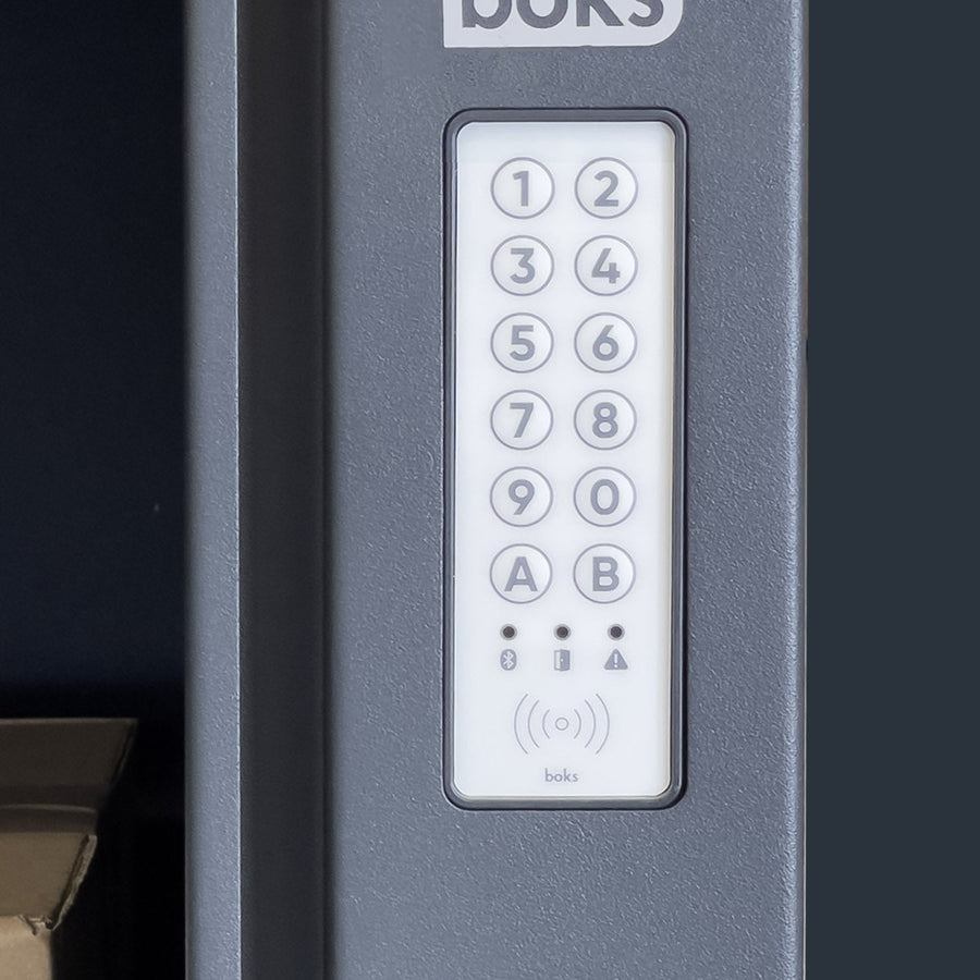 Clavier à code et lecteur de badge Boks