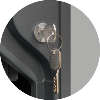 Opening with the backup key