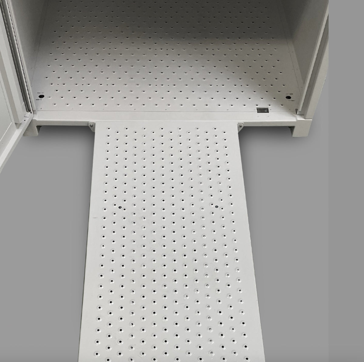 Plancher perforé d'une Boks