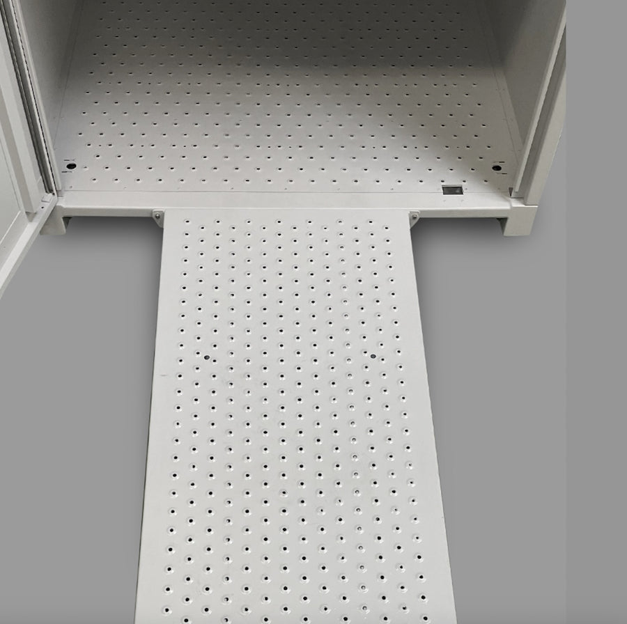 Plancher perforé d'une Boks