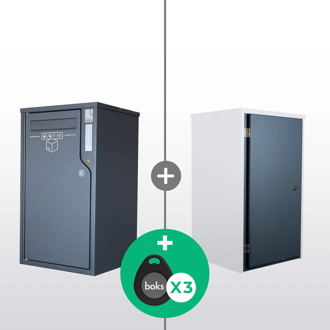 Boks Taille S + porte arrière + 3 TAGs